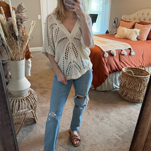 Old navy crochet blouse - Picture 2 of 8